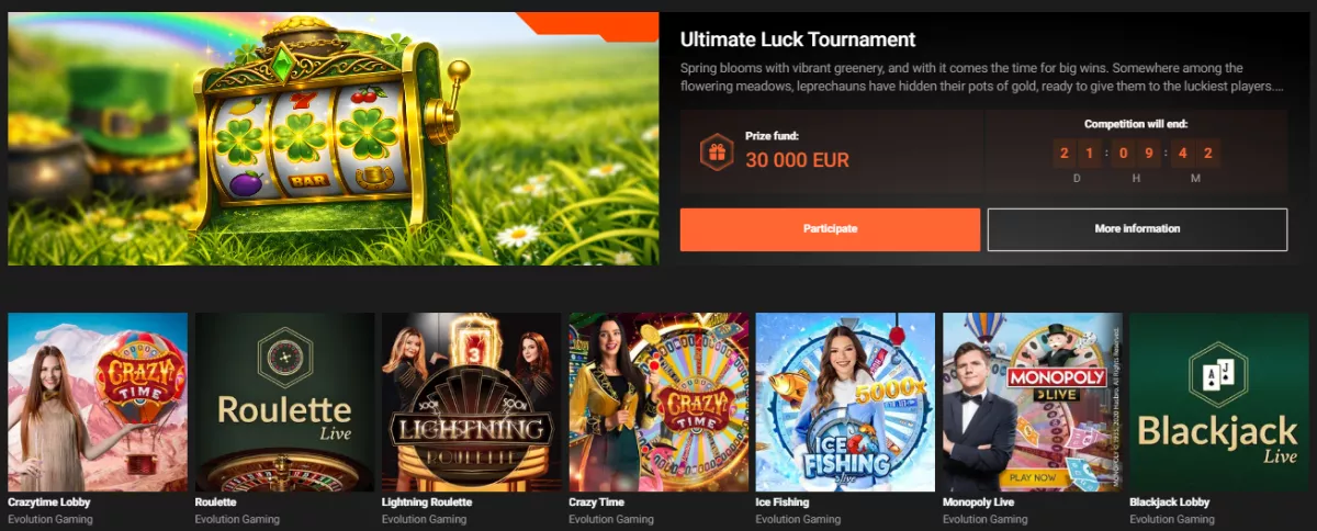 GGBet casino tournaments